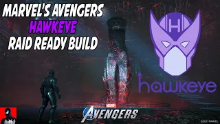 Marvel's Avengers - Raid Ready Build for HAWKEYE - (Brutal) 170 Power Custom Harm Room Testing