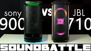 SONY SRS xv900 vs JBL Partybox 710 : Binaural sound sample