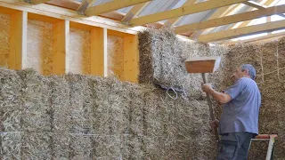 Incredible Fastest Wooden House Construction - Construction Combines Straw And Wood Less Inexpensive