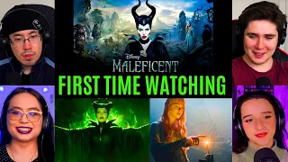 REACTING to *Maleficent* A NEW TAKE!! (First Time Watching)