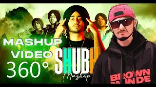 Punjabi Mashup 2024: Shubh ft. Sonam Bajwa 360° Video: you and me mashup 2024: nain tere mashup 2024