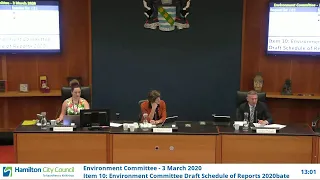 Environment Committee Meeting - 3 March 2020