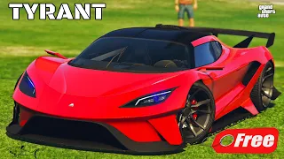 TYRANT Free (New Podium Car) Review & Best Customization | GTA Online | Apollo Arrow | BEAUTIFUL!