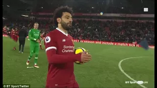 Liverpool star Mo Salah apologises to Orestis Karnezis after scoring four past Watford