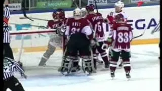 KHL : Dinamo Riga vs. Spartak Moscow 4:1; 20.11.2011.