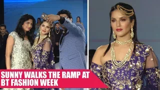 Sunny Leone Sizzles On The Ramp At Bombay Times Fashion Week 2017