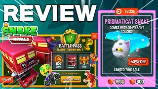 Snake Rivals - NEW Unlock Battle Pass SEASON 7 + New Snake Unlocked PRISMATICAT