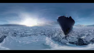 Vidéo 360° Antarctique - Voyage à travers les glaces