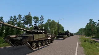 ❗ Russian Armored Convoy Disappeared in Village Due to New Javelin Anti-Tank Missile - Arma 3 MilSim