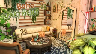 Бохо квартира🌿│Строительство│Boho apartment│SpeedBuild [The Sims 4]