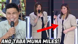 Miles Ocampo TUMABA, Jose Manalo NAPANSIN ANG BIGLANG PAGTABA ni Miles!