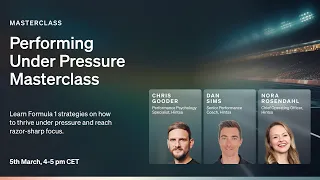 Performing Under Pressure Masterclass – Watch the Recording of Our Recent Online Event