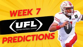 Game of the Year! UFL Week 7 Predictions! Week 7 UFL Picks 2024 | All Games