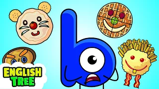 Funny Food Faces + More Alphabet Songs for Kids | English Tree