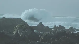 Huge Wave at Point Pinos During Storm: March 2nd, 2024