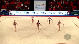 Belarus (BLR) - 2019 Rhythmic Junior Worlds, Moscow (RUS) - Qualifications 5 Hoops