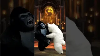 Белый медведь или Кинг Конг? #kingkong #Белыймедведь