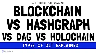 Blockchain vs Hashgraph vs DAG vs Holochain | Types of DLT Explained