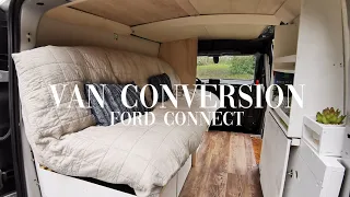Converting my Ford Transit Connect alone with no experience
