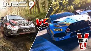 WRC 9 vs V-Rally 4 | Nintendo Switch Edition | Graphics Comparison