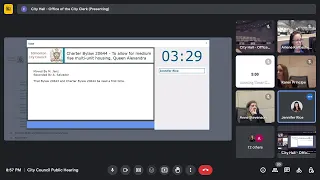 November 20, 2023 - City Council Public Hearing