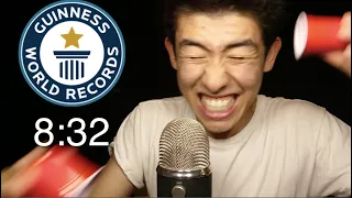ASMR 100 TRIGGERS IN 8:32 - WORLD RECORD