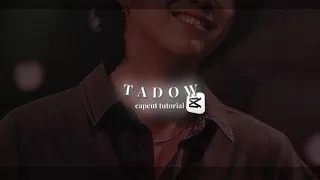 Tadow - tiktok trend simple tutorial on capcut  @kookymr  | in just 5 min