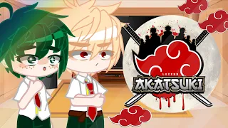 Bnha/Mha react to Akatsuki//Мга реакция на Акацуки