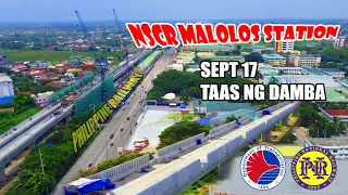 progress in nscr malolos station tinodo na nila  /V 430 / pnr nscr update