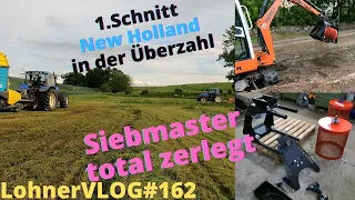 LohnerVLOG#162 Siebmaster total zerlegt I Wie tauscht man das Sieb!? I New Holland und Fendt im Gras