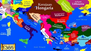 Peta Sejarah Eropa Selatan & Negara-negara Balkan ( Timeline Map Southern Europe)  1- 2021 CE