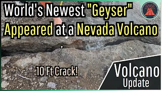 Nevada Volcano Update; The World's Newest "Geyser" Appeared at a Local Volcano