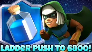 LIVE LADDER PUSH TO 6800🏆PEKKA BRIDGE SPAM CLASH ROYALE