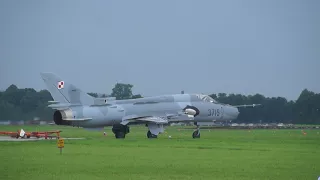 Su-22 kołowanie - lotnisko 21 BLT Świdwin