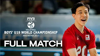 IND🇮🇳 vs. JPN🇯🇵  - Full Match | Boys' U19 World Championship | Pool B