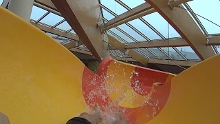 Red & Orange Water Slide at Aquapalace