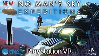 No Man's Sky Expeditions PSVR on PS5 | Move Controllers | Update 3.3 (1080p60fps)