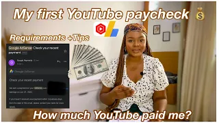I received my first YouTube Paycheck💰|How much do small Youtubers earn in Nigeria?| Katherine Useh