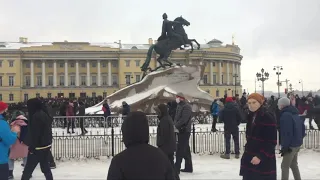 Санкт-Петербург за Алексея Навального, 23 января 2021 года.
