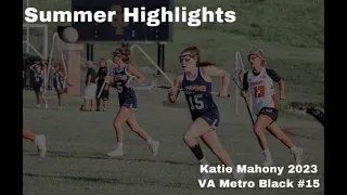 Katie Mahony VA Metro Black 2023 Summer Highlights