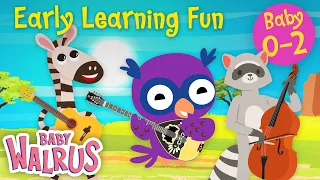 Early Learning Fun #27 | Stringed Instruments 🎻️🎸 Animals & Sounds Part 1 | Educational Series