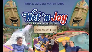 Wet n joy water park lonavala | Part 1 | all information | full to dhammal | best waterpark ever