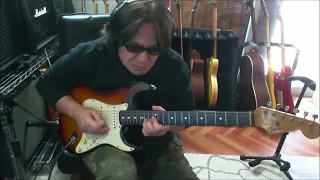 Ballad style performance with Stratocaster and Fender Princeton 112