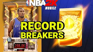 Building A Team With Record Breakers Packs In NBA 2K Mobile