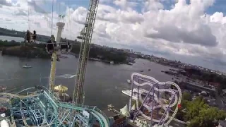 121 Meter Star Flyer, Eclipse (Onride) Video Gröna Lund Stockholm 2018