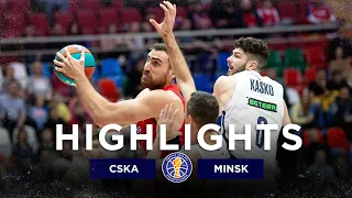 CSKA vs MINSK Highlights October, 8 | Season 2022-23