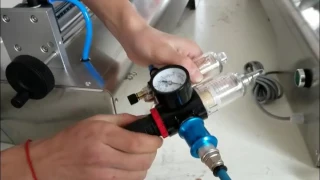 install video for semi automatic liquid filling machine