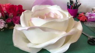 Бесплатный МК Светильник Роза🌹 из изолона