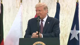 President Trump speaks at 9/11 memorial ceremony