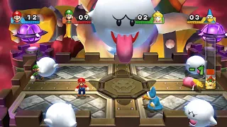 Mario Party 9 - Mario vs Luigi vs Peach vs Magikoopa - Bowser Station